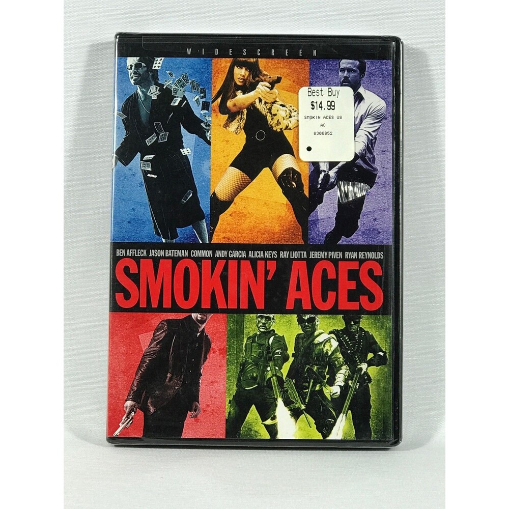 Universal Smokin' Aces DVD 2007 Widescreen Ben Affleck Ryan Reynolds Action R